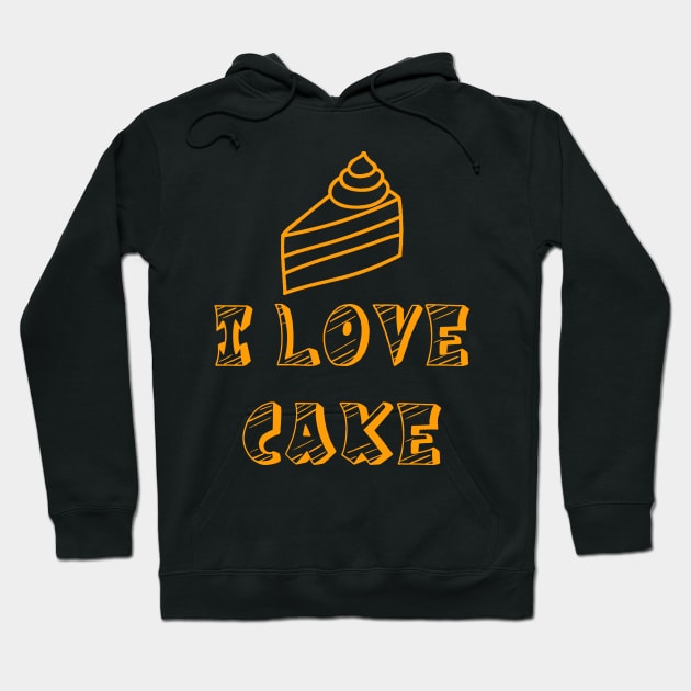 I love cake Hoodie by raidrival